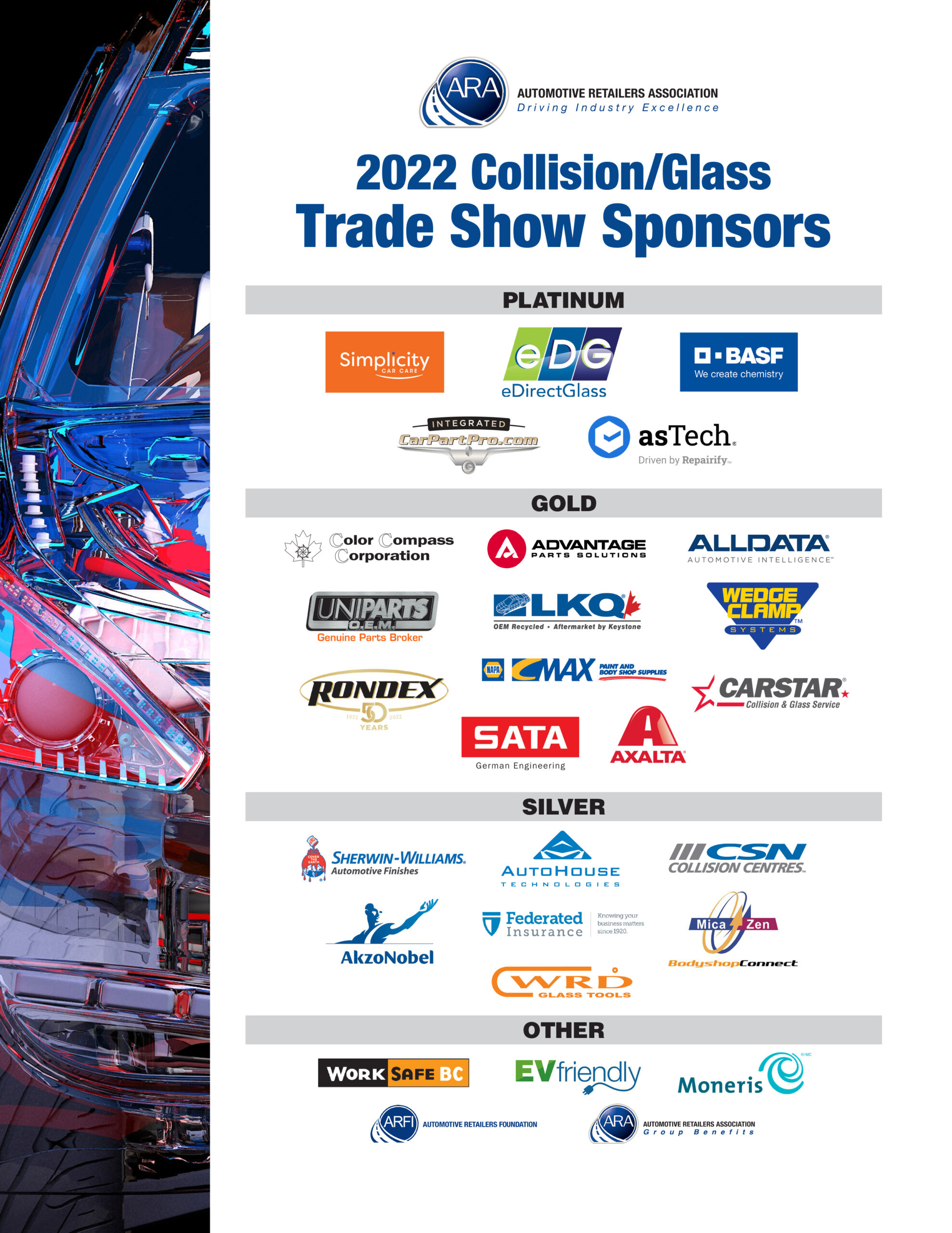 2022 Collision/Glass Trade Show Sponsors